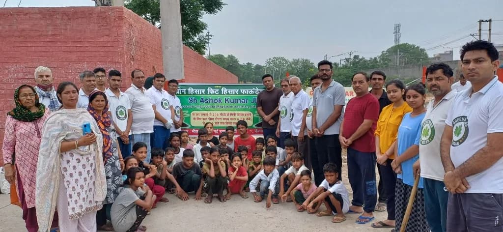 The Green Hisar tree-planting drive